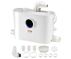 Koduva VEVOR FLO900 macerator pumpa, 900 W, 180 l/min, 12 m, 4 vandens įvadai
