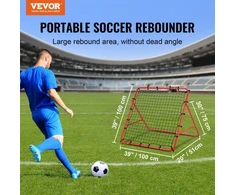 Koduva VEVOR futbolo rebounderio tinklas, Kick-Back 99,1 x 99,1 cm, nešiojamas treniruoklis