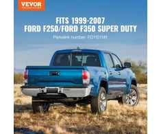 VEVOR Galinis buferis su laipteliu, skirtas 1999-2007 Ford F250 / Ford F350 Super Duty, chromuotas plienas, 99F250-CH