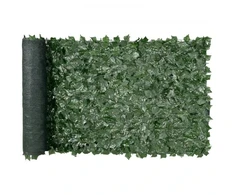 Koduva VEVOR gebenės privatumo tvora, 990 x 2490 mm, dirbtinė žalia sienos danga
