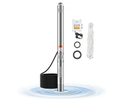 Koduva VEVOR giluminis panardinamas siurblys 3SDM4/13, nerūdijantis plienas, 910 W, 230 V, 100 l/min