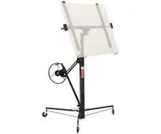 Koduva VEVOR gipskartonio keltuvas 3353 mm, 68 kg, su reguliuojama teleskopine rankena, juodas