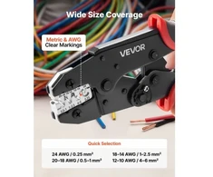 Koduva VEVOR gofravimo įrankis HSK-03BC, 0,25-6 mm²