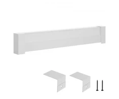 Koduva VEVOR grindjuostinio šildytuvo dangtis, Basic Series, 1211 mm, baltas