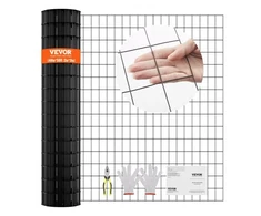 VEVOR Hardware cloth vielos tinklo ritinys, 1220 x 15240 mm, 16 gauge, cinkuotas, su viniline danga