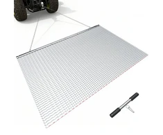 Koduva VEVOR harvų grėblys, 2 x 1,2 m, cinkuoto plieno tinklas