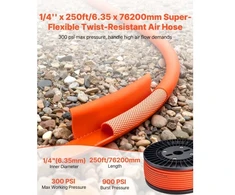 Koduva VEVOR hibridinė oro žarna, 6,35 mm x 76,2 m, 300 PSI, be jungčių