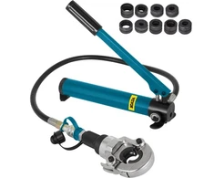 Koduva VEVOR hidraulinės užspaudimo replės 6T, V12-28 mm ir TH16-32 mm