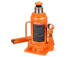 VEVOR Hidraulinis butelinis domkratas, 12 t, 205–400 mm kėlimo diapazonas, oranžinis