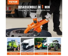 VEVOR Hidraulinis padangų bortų atmušėjas, 10000 PSI, kojinė pompa, traktoriui ir sunkvežimiui