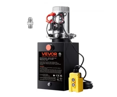 VEVOR Hidraulinis siurblys, 20 kvortų hidraulinis jėgos blokas, vieno veikimo, DC 12 V, 0,91 GPM, 3200 PSI