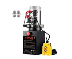 VEVOR Hidraulinis siurblys, 6 kvortų, dvigubo veikimo, 12 V DC