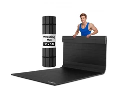 Koduva VEVOR imtynių kilimėlis 3 x 1,5 m, juodas, XPE+PVC