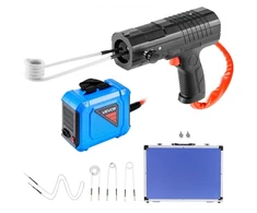VEVOR Indukcinis kaitintuvas varžtų nuėmimui, 1800W 230V, su 4 ritėmis ir dėklu
