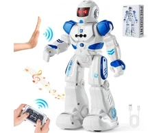 VEVOR Interaktyvus programuojamas robotas vaikams, valdomas gestais, su nuotolinio valdymo pultu