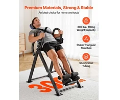 Koduva VEVOR inversion table QD002C, 136 kg, mėlyna ir juoda