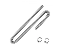 VEVOR Išmetimo žarna dyzeliniam šildytuvui, 1200 mm, su 2 apkabomis