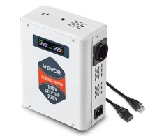 Koduva VEVOR įtampos keitiklis, 2000VA, 110V į 220V, su 2 EU lizdais, USB ir Type-C, HYDXMG--2000VA