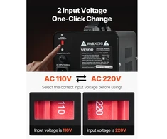 Koduva VEVOR įtampos keitiklis transformatorius, 1500VA, 110V/220V