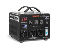 Koduva VEVOR įtampos keitiklis-transformatorius 5000VA, 110V/220V, HYOG-5000VA