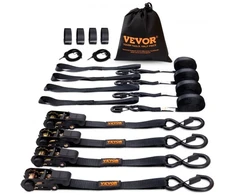 Koduva VEVOR įtempimo diržai su terkšle, 4 vnt., 1" x 15'