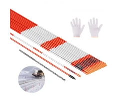 VEVOR Įvažiavimo žymekliai, 200 vnt., 122 cm, 6,35 mm, su 12 colių plieniniais grąžtais