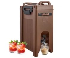 Koduva VEVOR izoliuotas gėrimų dozatorius, 5 gal / 19 l, rudas