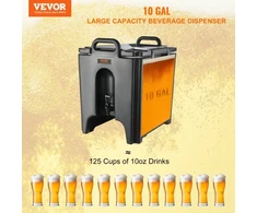 VEVOR Izoliuotas gėrimų dozatorius, 37,6 l, LL9450UP