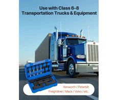 Koduva VEVOR jungės nuėmimo įrankis, skirtas 6–8 klasės sunkvežimiams ir įrangai, suderinamas su Kenworth, Peterbilt, Freightliner, Mack, Volvo