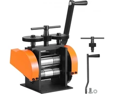 Koduva VEVOR juvelyrinis valcavimo staklių įrenginys, 45 mm, 3 viename, 0–6 mm