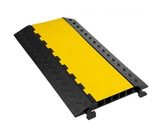 Koduva VEVOR kabelių apsauga 5 kanalų, juoda ir geltona, 88,9 x 50,8 x 5 cm