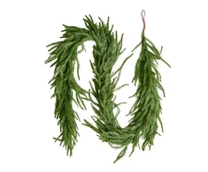 VEVOR Kalėdinė girlianda, 1828 mm, Norfolk pine, žalia