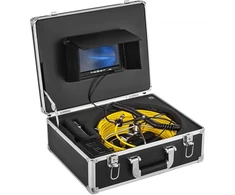Koduva VEVOR kanalizacijos kamera, vamzdžių apžiūros kamera 30 m, 7" monitorius, HD DVR, 8 GB kortelė