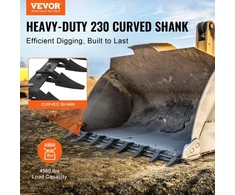 Koduva VEVOR kaušo dantų juosta, 66 col., 8 dantų, varžtinė, 4560 lbs