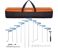 VEVOR Kėbulo įlenkimų šalinimo įrankių rinkinys, 20 vnt. Paintless Dent Repair strypai