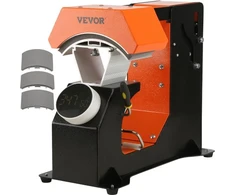 Koduva VEVOR kepurių termo presa, 3 viename automatinė kepurių spaudos mašina, 6,4 x 3,5 col.
