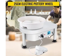 Koduva VEVOR keramikos žiedimo staklės 25 cm, 280 W, su kojiniu pedalu