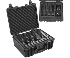 Koduva VEVOR kietas dėklas pistoletams, juodas, 5 pistoletams, modelis 453619