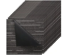 Koduva VEVOR kiliminės plytelės, 610 x 610 mm, 24 vnt., pilkos