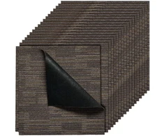 Koduva VEVOR kiliminės plytelės, 610 x 610 mm, 24 vnt., pilka ir ruda