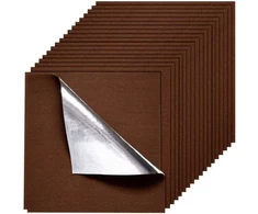 Koduva VEVOR kiliminės plytelės 610x610 mm, 20 vnt., lipnios, tamsiai rudos