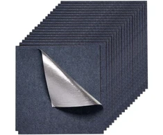 Koduva VEVOR kiliminės plytelės 610x610 mm, 15 vnt., lipnios, pilkos