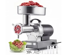 Koduva VEVOR komercinė mėsmalė #32, nerūdijantis plienas, 1100 W, 9,5kg/min