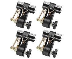 Koduva VEVOR kopėčių stovo diržai su terkšle, 4 vnt., 47,6–50,8 mm apvaliam vamzdžiui, 38 mm x 2,25 m