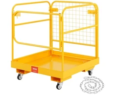 Koduva VEVOR krautuvo saugos platforma, 544,3kg, 91,4 x 91,4 cm, sulankstoma, su fiksuojamais pasukamais ratukais