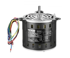 Ventiliatorius Koduva VEVOR krosnies ventiliatoriaus variklis 1/2 HP, 220 V, 1300 aps./min, 3 greičių