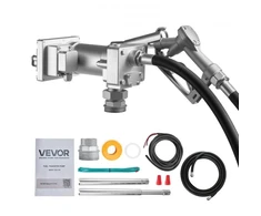 VEVOR Kuro perkėlimo siurblys, 12 V DC, 57 l/min, ketaus, rinkinys su rankiniu uždarymo pistoletu