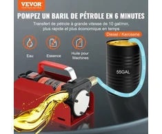 Koduva VEVOR kuro perkėlimo siurblys, 12 V DC, 37,9 LPM, 8 m pakėlimo aukštis, su automatiniu išjungimu