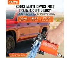 VEVOR Kuro perkėlimo siurblys, 12V DC, nešiojamas elektrinis