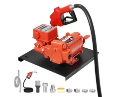 VEVOR Kuro perkėlimo siurblys, 230 V, 20 GPM (76 l/min), AC elektrinis, su matuokliu ir automatiniu antgaliu